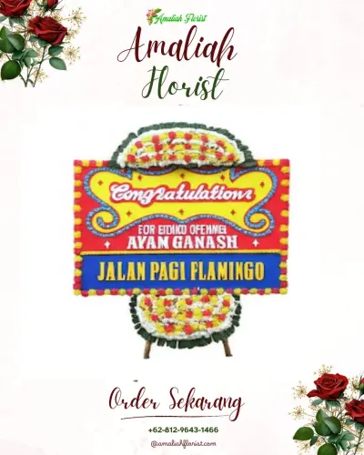 Bunga Papan Congratulation di Kapundutan
